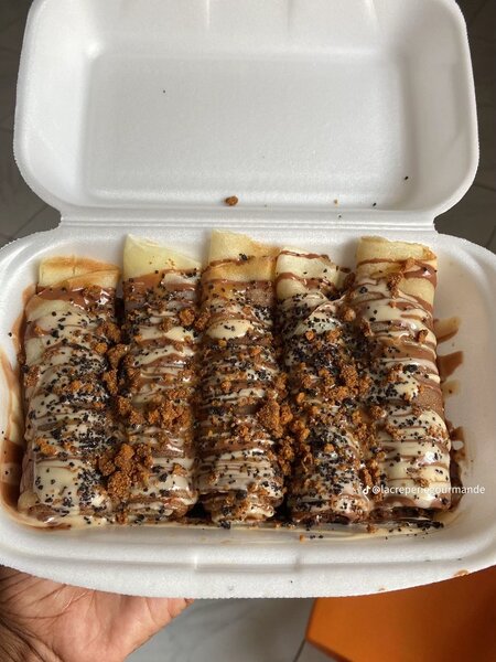 Crêpes au biscuit lotus