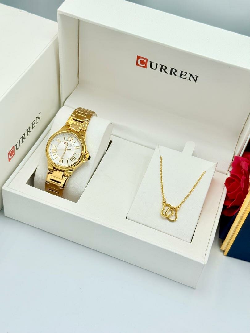 Coffret Montre et Collier Curren Luxe