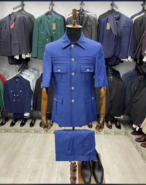 Costume homme manches courtes