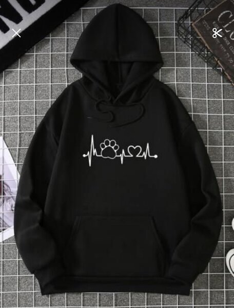 Sweat à Capuche Graphique Unique