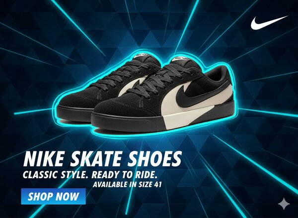 Chaussures Skate Nike Noires
