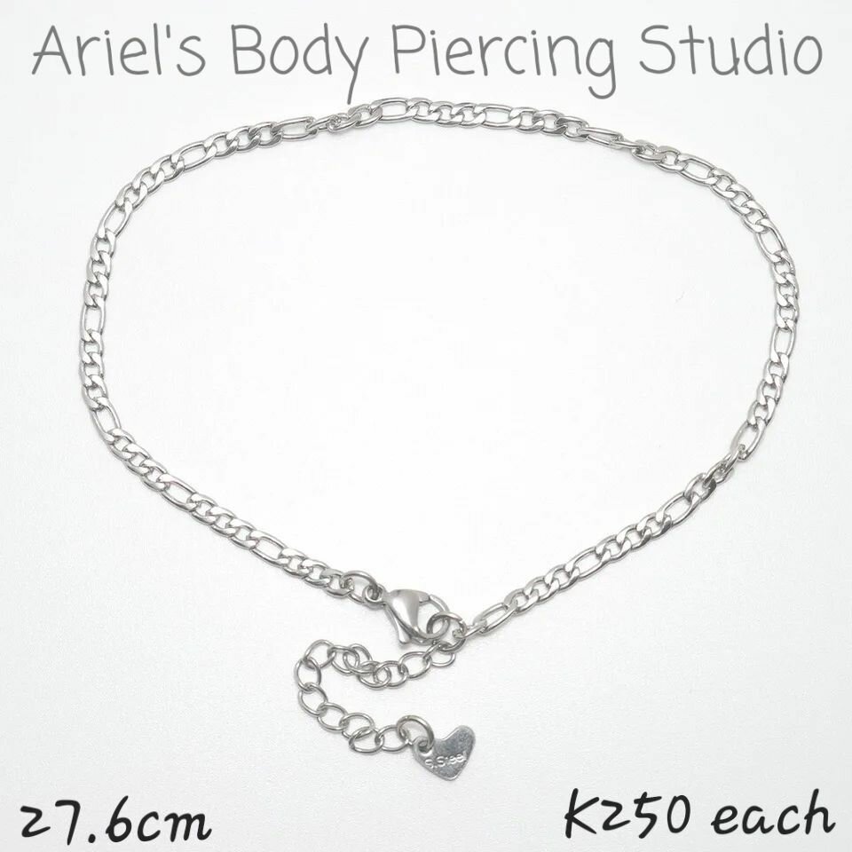 Stainless steel anklets