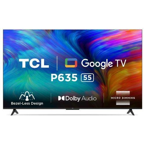 TCL Google TV LED  55 4K Ultra HD  55V6B  Noir