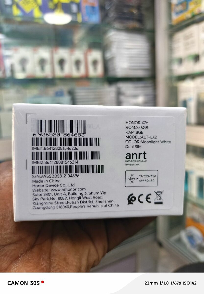 Smartphone HONOR X7c 256GB