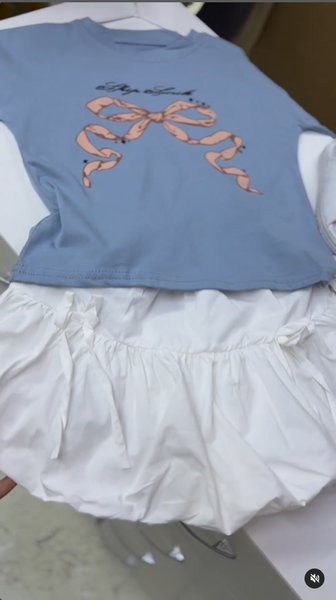 юбка детская белая