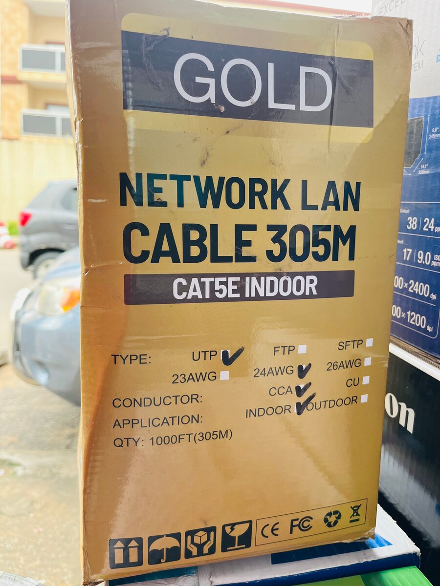 Câble Réseau LAN CAT5E Gold 305M