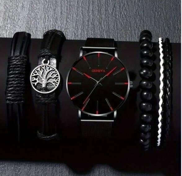 Montre Geneva bracelet homme