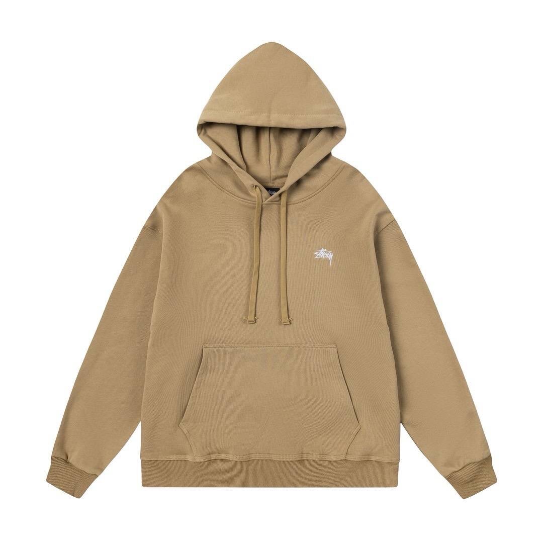 Худи с вышитым лого "Stussy" LUX качество