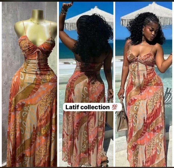 Robe longue d'été bohème