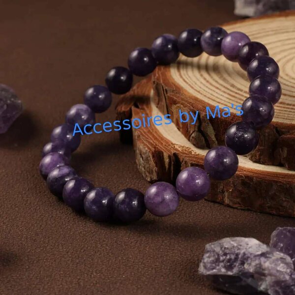 Bracelet anti-anxiété en améthyste