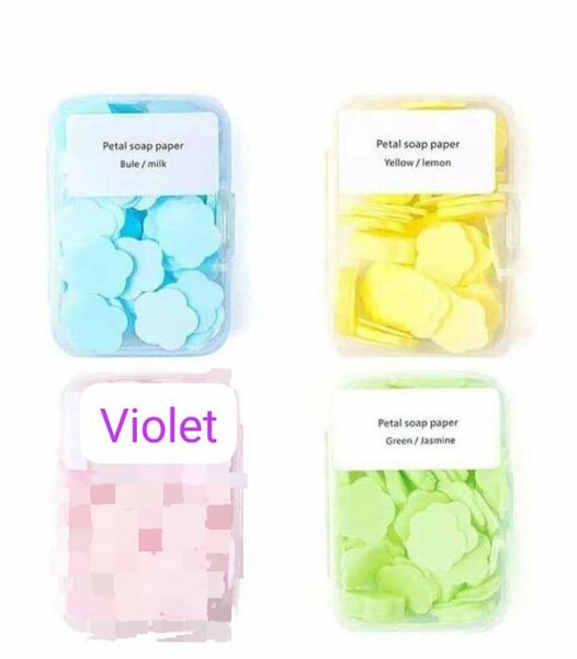 Papier savon de voyage parfumé