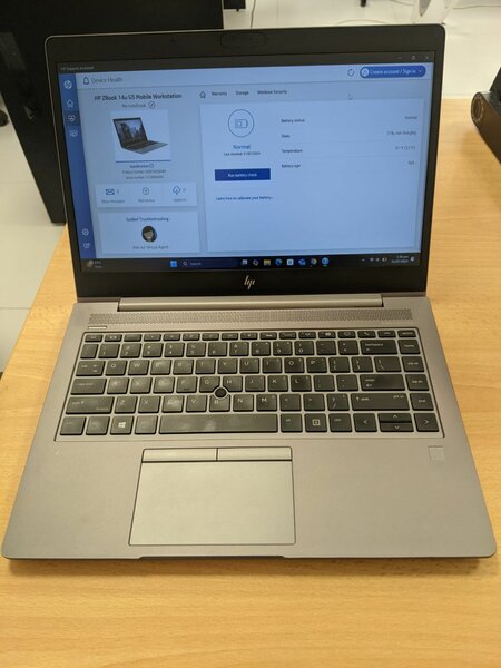 *HP Zbook 14U G5 14