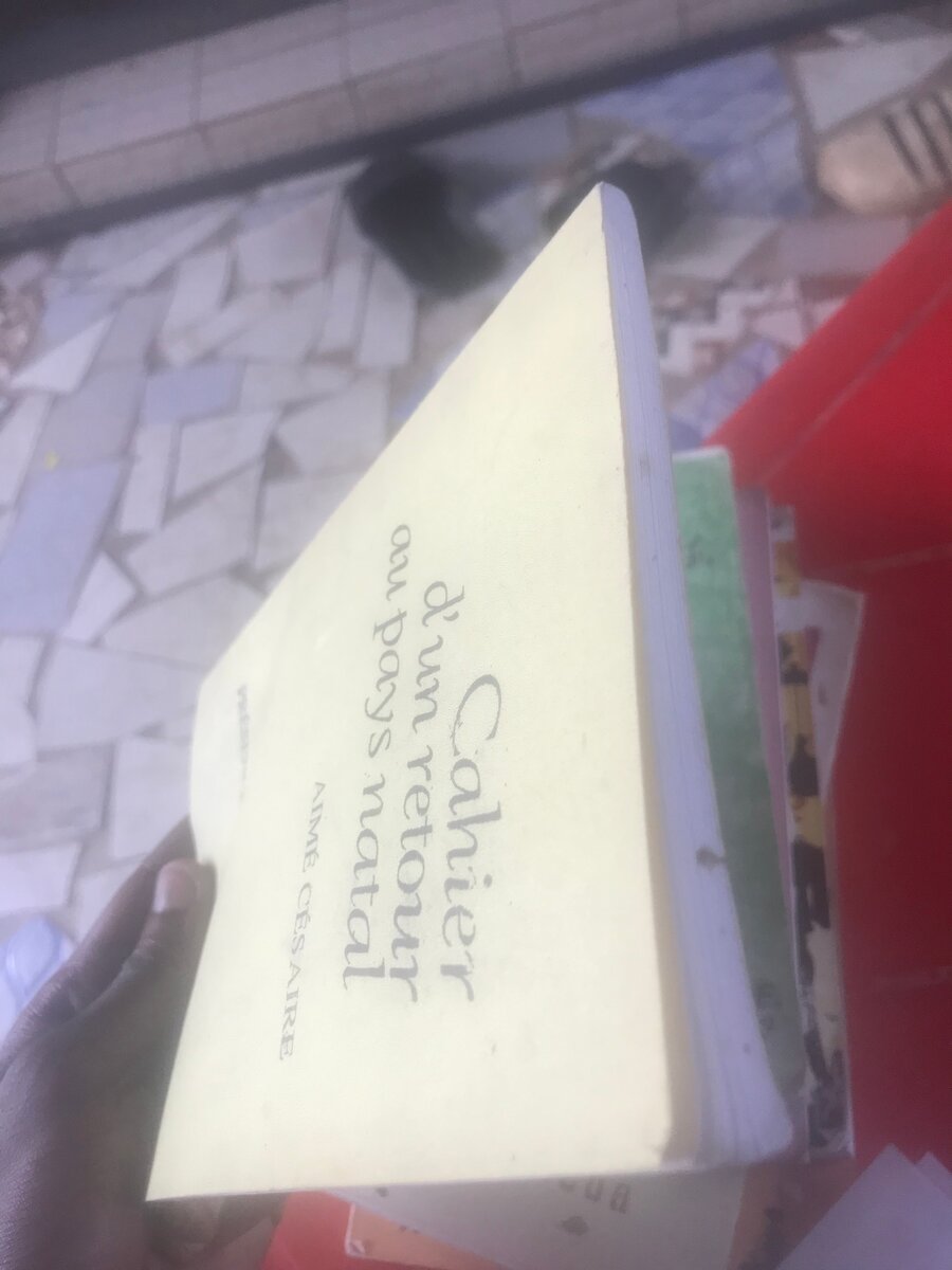 Cahier d'un retour livre