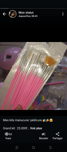 Petit kit manucure pédicure