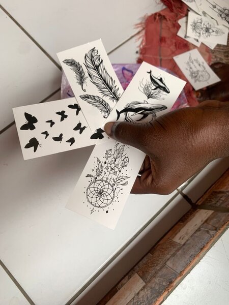 Tatouages temporaires papillon