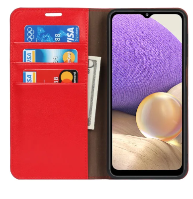 samsung galaxy a05S 4G Case, Premium PU Leather Magnetic Shockproof Book Stand Folio Flip Wallet Case Cover with Card Holder high