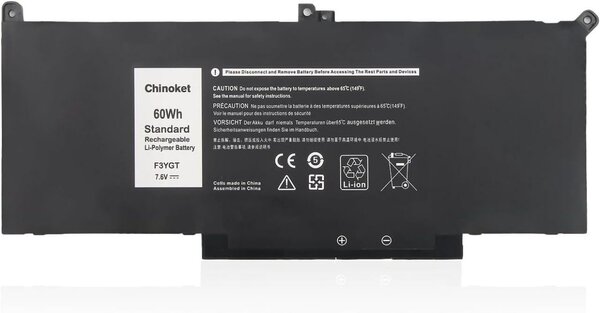 Batterie Dell F3YGT Latitude 7280 7290 7380 7390 7480 7490