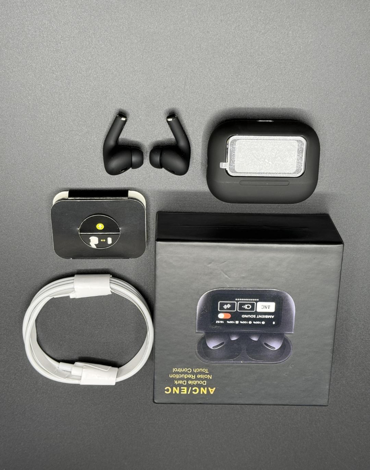 A9 Pro Air pods ANC/ENC Black long battery life
