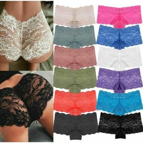 Ladies Seamless Panties Set CC - 6 Pieces - Multicolour