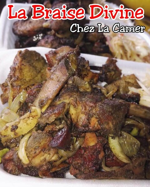 Porc Africain Braisé +Attieke