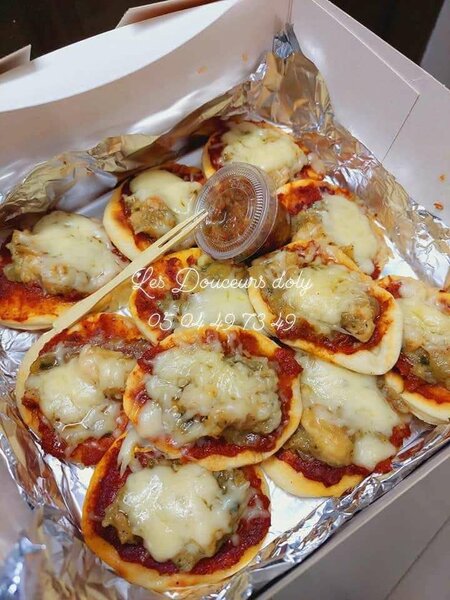 Mini pizzas gourmandes