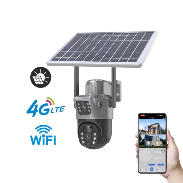 Caméra de sécurité solaire 4G