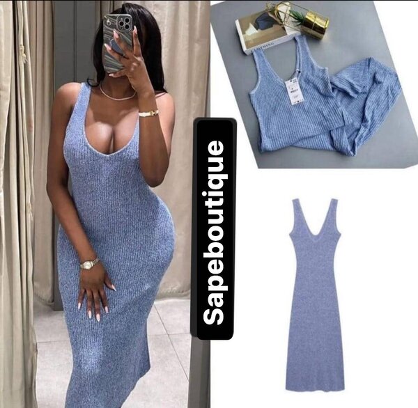 Robe Tricotée Élégante