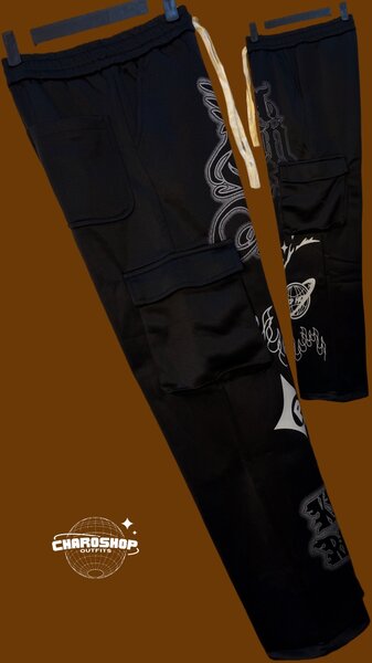 Pantalons cargo graphiques homme