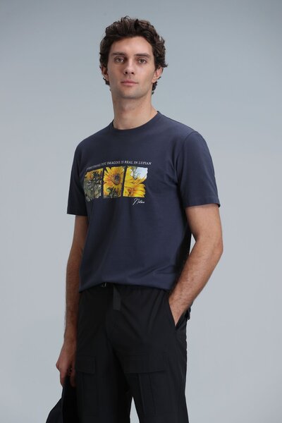 T-shirt homme imprimé floral