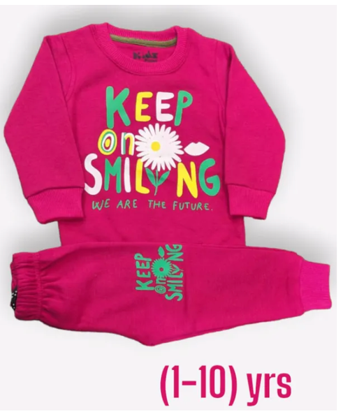 Winter Fleece Track suits for Kids Girls
