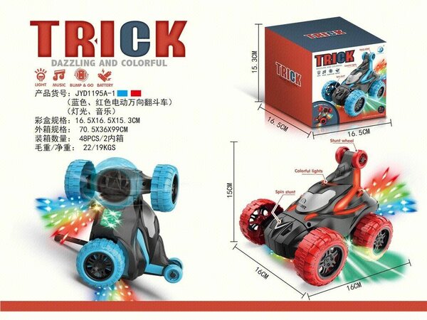 Voiture cascade télécommandée LED