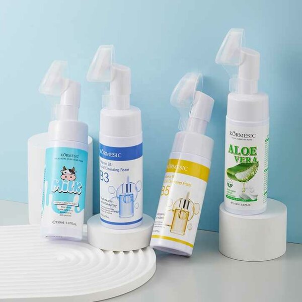 Mousse nettoyante visage