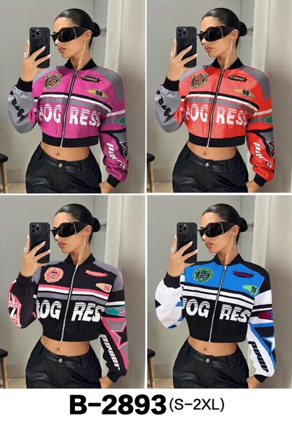 Cropped Biker jacket