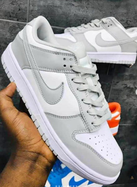 Leather sneakers Nike white