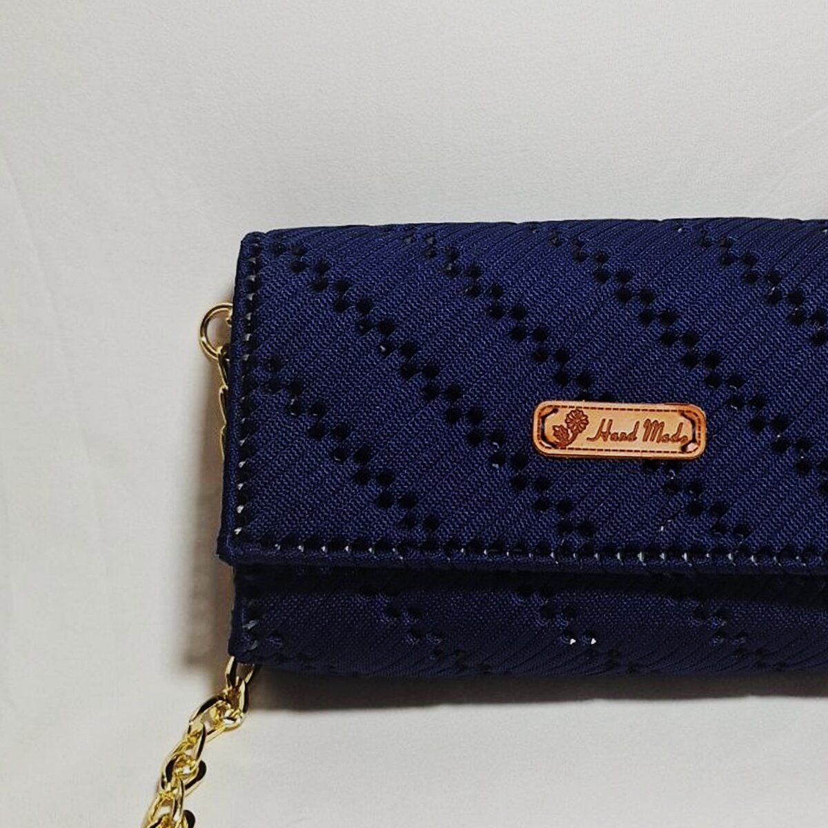 Handmade Woven Wallet with Chain