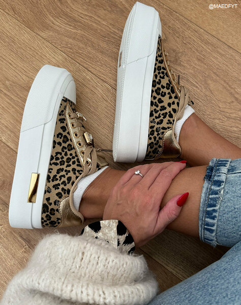 Baskets Léopard Glamour