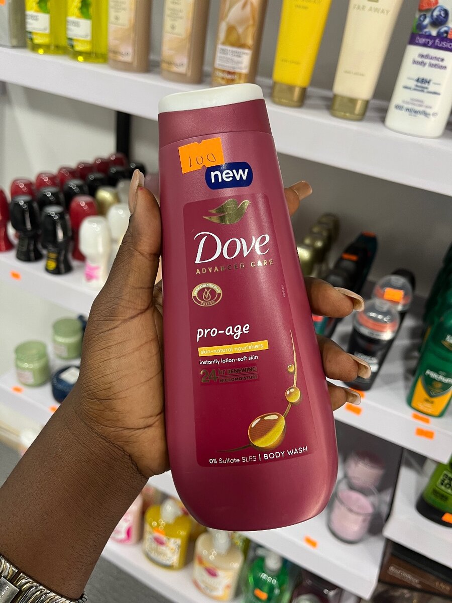 Dove shower gel