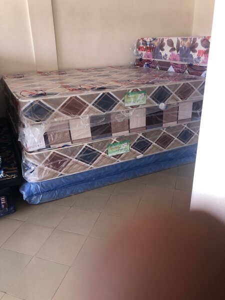 Double bed, king size. Queen size. Student bed.