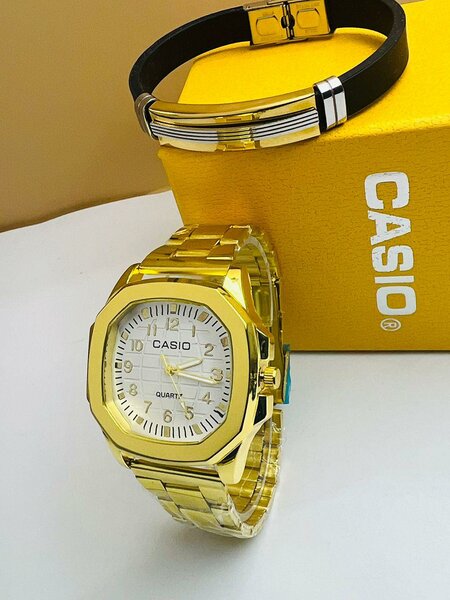 MONTRE EN INOX CASIO / ROLEX
