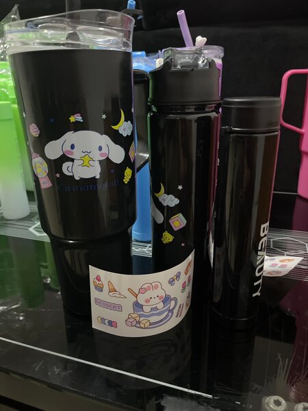 Bouteilles Cute Design noir