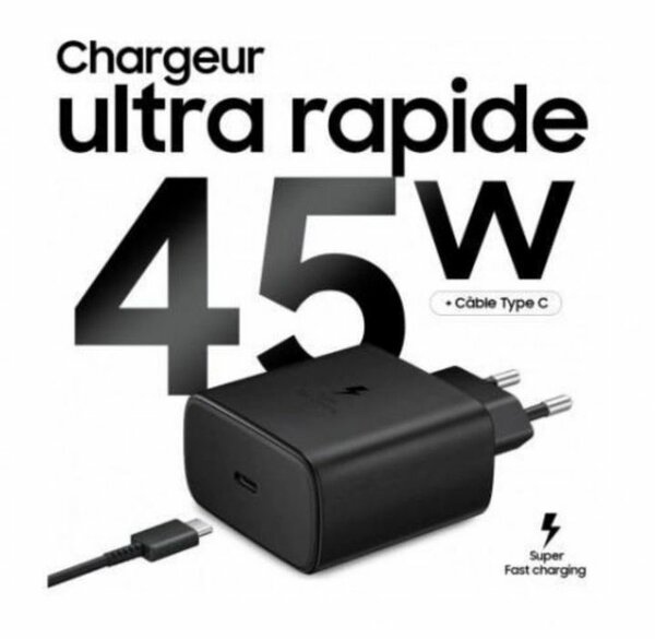 Chargeur rapide 45W USB-C