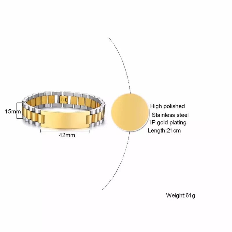 Stainless steel bracelets