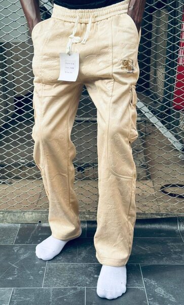 Pantalon jogging beige tendance