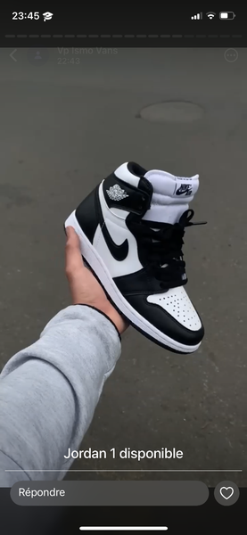 Baskets Jordan 1 Noires