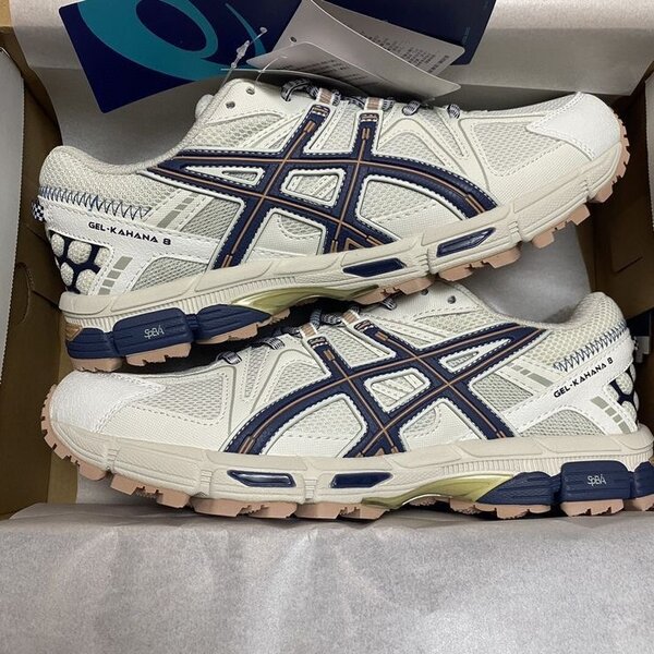ASICS bleu/beige