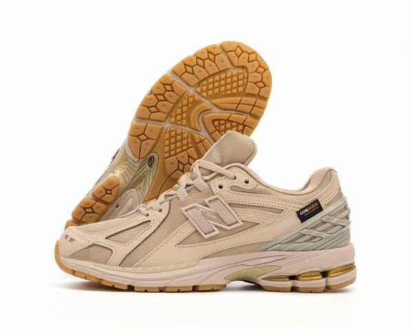 Chaussures de course beige