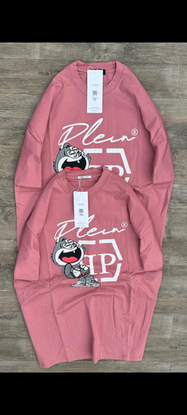 T-shirts roses assortis