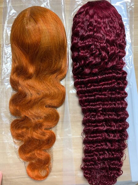 Perruques Synthétiques Bouclées