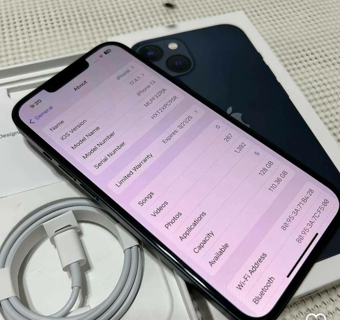 iPhone 13 128GB Noir