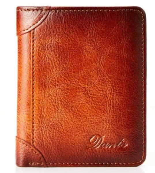 Porte-cartes en cuir élégant